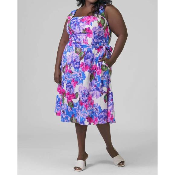 NEW LONDON TIMES carmella dress in lilac